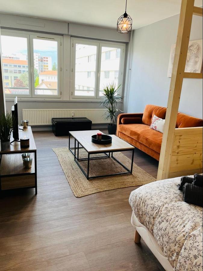 Espace 500 - Cosy, Wifi & Vue Sur La Ville Saint-Etienne  Kültér fotó