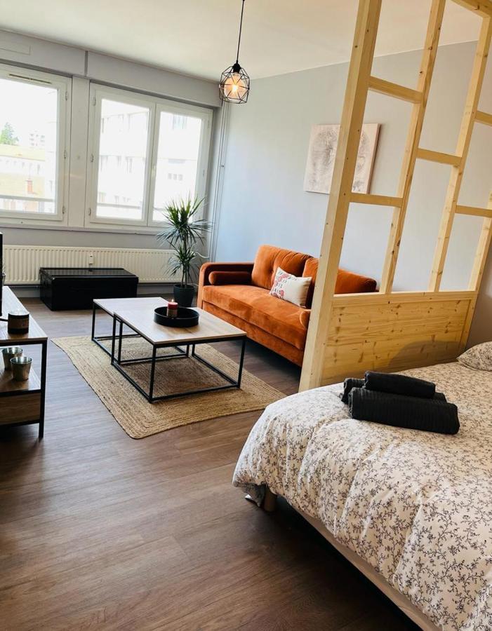 Espace 500 - Cosy, Wifi & Vue Sur La Ville Saint-Etienne  Kültér fotó