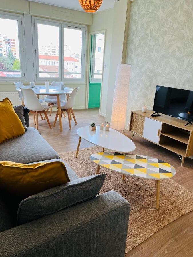 Espace 500 - Cosy, Wifi & Vue Sur La Ville Saint-Etienne  Kültér fotó