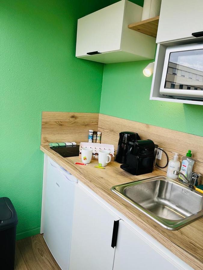 Espace 500 - Cosy, Wifi & Vue Sur La Ville Saint-Etienne  Kültér fotó